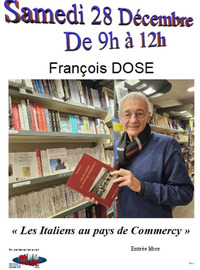 DÉDICACE AVEC FRANÇOIS DOSÉ