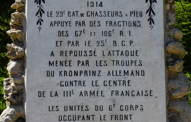 MONUMENT DE LA BATAILLE DE LA VAUX-MARIE 3 - Rembercourt-Sommaisne